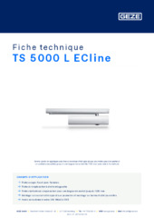 TS 5000 L ECline Fiche technique FR
