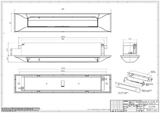 Drawing GC 365 / GC 341, ceiling installation kit