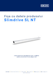 Slimdrive SL NT Fișa cu datele produsului RO