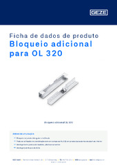 Bloqueio adicional para OL 320 Ficha de dados de produto PT