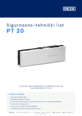 PT 20 Sigurnosno-tehnički list HR