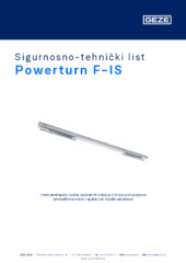 Powerturn F-IS Sigurnosno-tehnički list HR