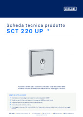 SCT 220 UP  * Scheda tecnica prodotto IT