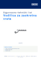 Vodilica za zaokretna vrata Sigurnosno-tehnički list HR