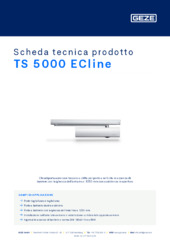 TS 5000 ECline Scheda tecnica prodotto IT