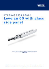 Levolan 60 with glass side panel Product data sheet EN