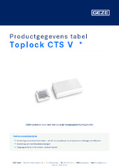 Toplock CTS V  * Productgegevens tabel NL