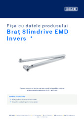 Braț Slimdrive EMD Invers  * Fișa cu datele produsului RO