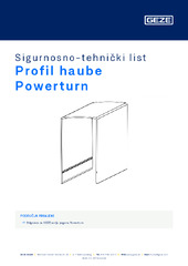 Profil haube Powerturn Sigurnosno-tehnički list HR