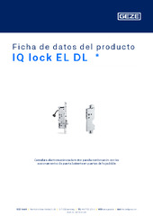 IQ lock EL DL  * Ficha de datos del producto ES