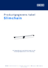 Slimchain Productgegevens tabel NL