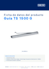 Guía TS 1500 G Ficha de datos del producto ES