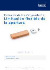 Limitación flexible de la apertura Ficha de datos del producto ES