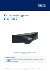 GC 302 Karta katalogowa PL