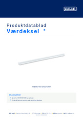 Værdeksel  * Produktdatablad NB