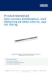 Sats Levolan SoftStopDuo, med dämpning på båda sidorna, upp till 100 kg Produktdatablad SV