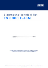 TS 5000 E-ISM Sigurnosno-tehnički list HR
