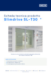 Slimdrive SL-T30  * Scheda tecnica prodotto IT