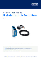 Relais multi-fonction  * Fiche technique FR