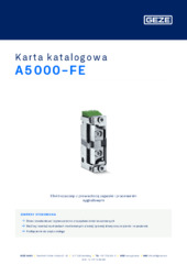 A5000-FE Karta katalogowa PL