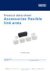 Accessories flexible link arms Product data sheet EN