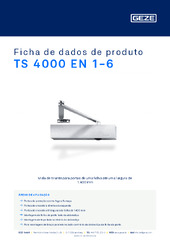 TS 4000 EN 1-6 Ficha de dados de produto PT