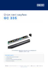 GC 335 Ürün veri sayfası TR