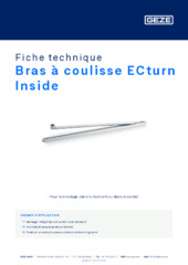 Bras à coulisse ECturn Inside Fiche technique FR
