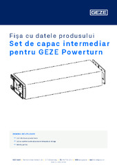 Set de capac intermediar pentru GEZE Powerturn Fișa cu datele produsului RO