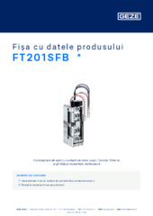 FT201SFB  * Fișa cu datele produsului RO