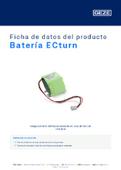 Batería ECturn Ficha de datos del producto ES