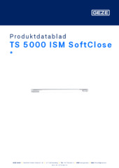 TS 5000 ISM SoftClose  * Produktdatablad DA