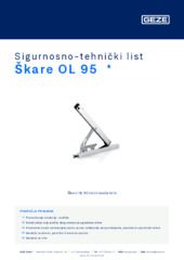 Škare OL 95  * Sigurnosno-tehnički list HR