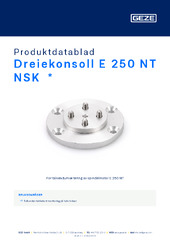 Dreiekonsoll E 250 NT NSK  * Produktdatablad NB