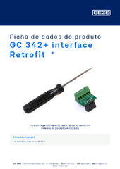 GC 342+ interface Retrofit  * Ficha de dados de produto PT