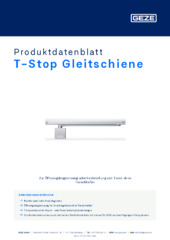 T-Stop Gleitschiene Produktdatenblatt DE