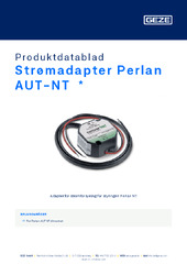 Strømadapter Perlan AUT-NT  * Produktdatablad NB