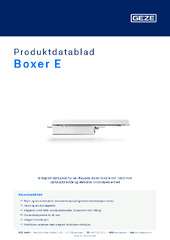 Boxer E Produktdatablad NB