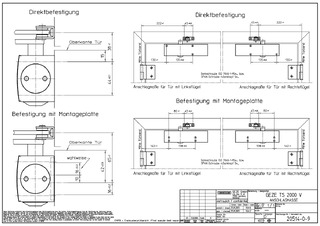 Installation drawing (11631)