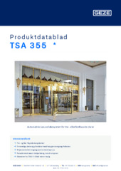 TSA 355  * Produktdatablad NB