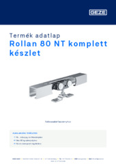 Rollan 80 NT komplett készlet Termék adatlap HU