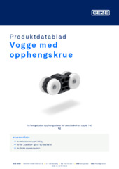Vogge med opphengskrue Produktdatablad NB