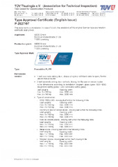 Inspection certificate EN (808518)