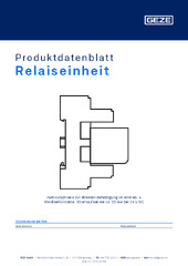Relaiseinheit Produktdatenblatt DE