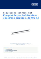 Komplet Perlan SoftStopDuo, obostrano prigušen, do 100 kg Sigurnosno-tehnički list HR