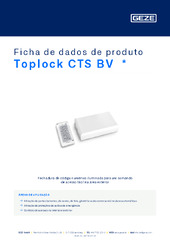 Toplock CTS BV  * Ficha de dados de produto PT