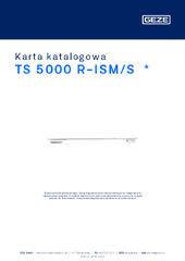 TS 5000 R-ISM/S  * Karta katalogowa PL