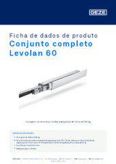 Conjunto completo Levolan 60 Ficha de dados de produto PT