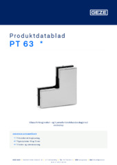 PT 63  * Produktdatablad DA