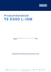 TS 5000 L-ISM Produktdatablad DA